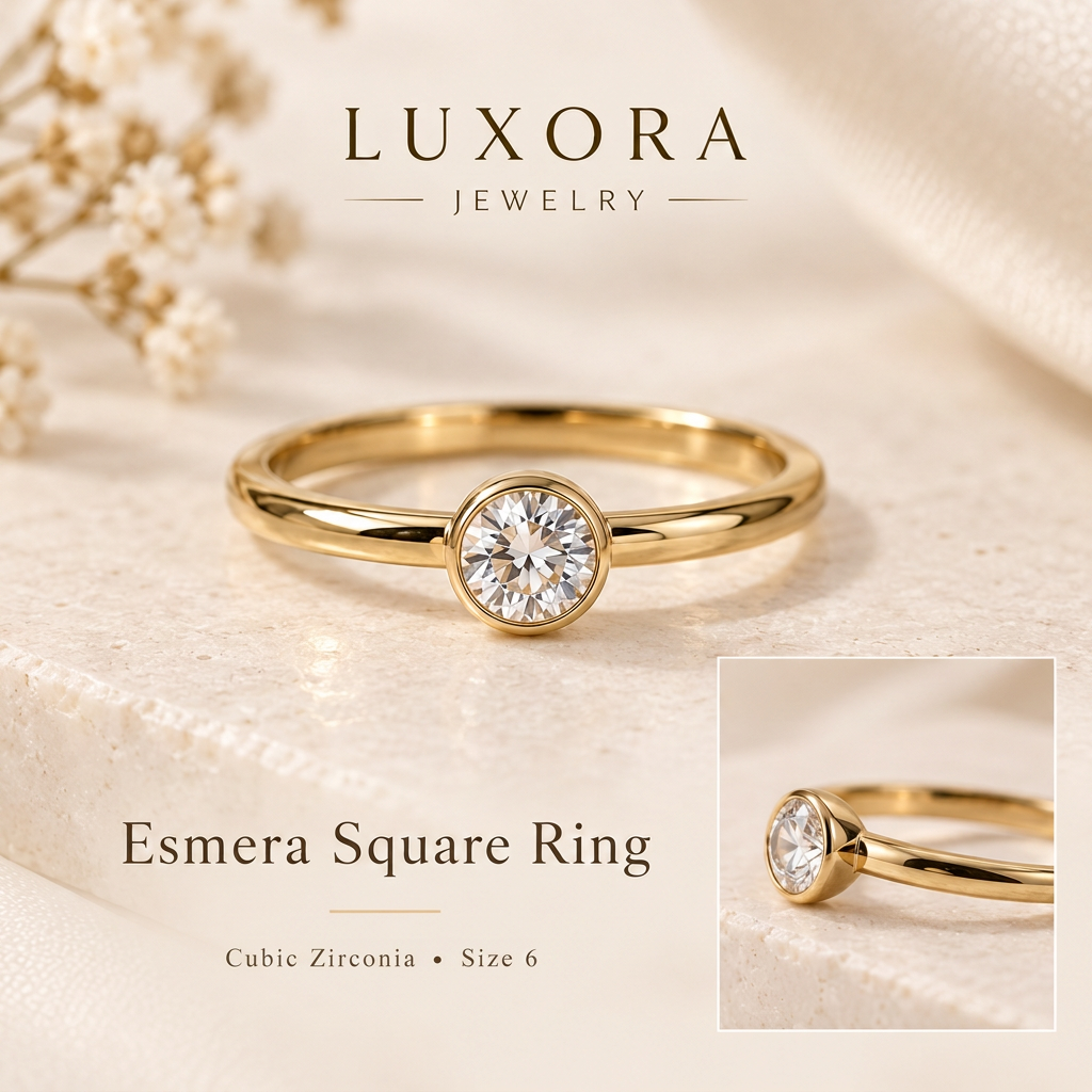 Esmera Square Ring