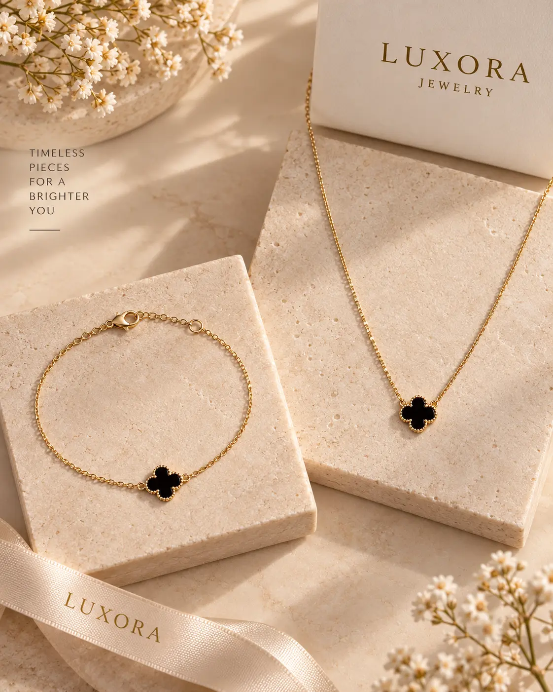 Luxora Clover Set – Black