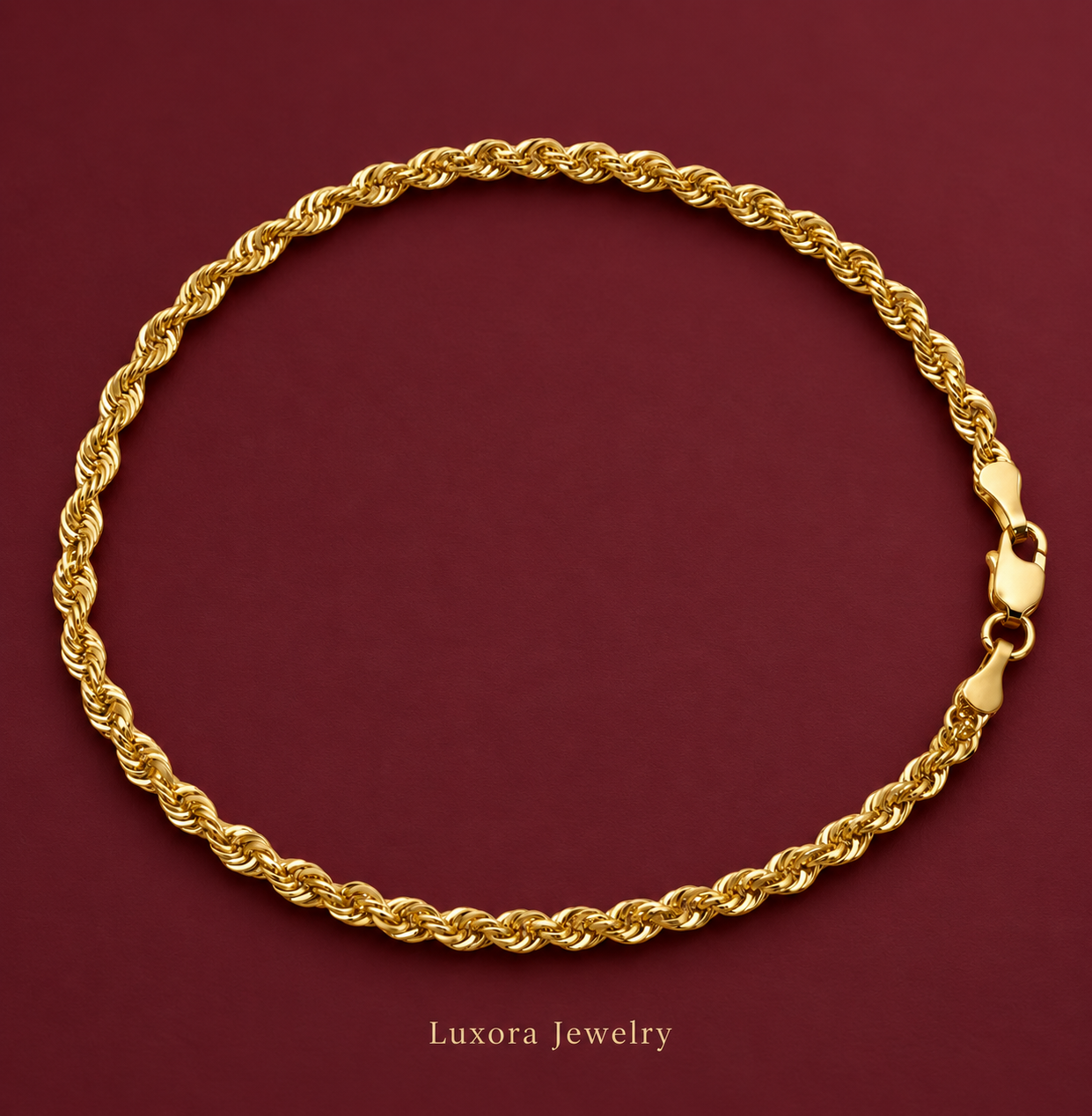 Pulsera Rope en oro amarillo 14K