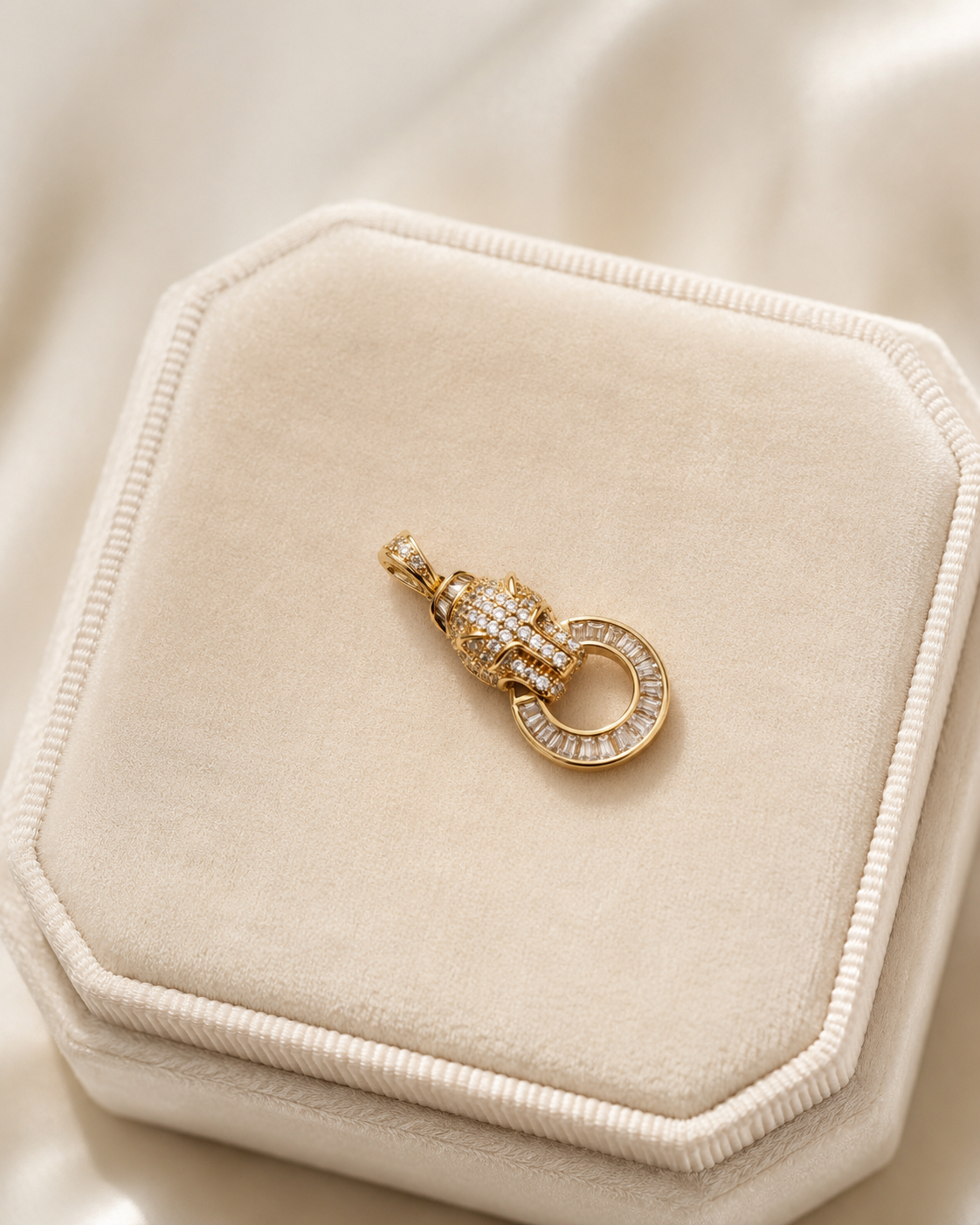 Panther Halo Pendant