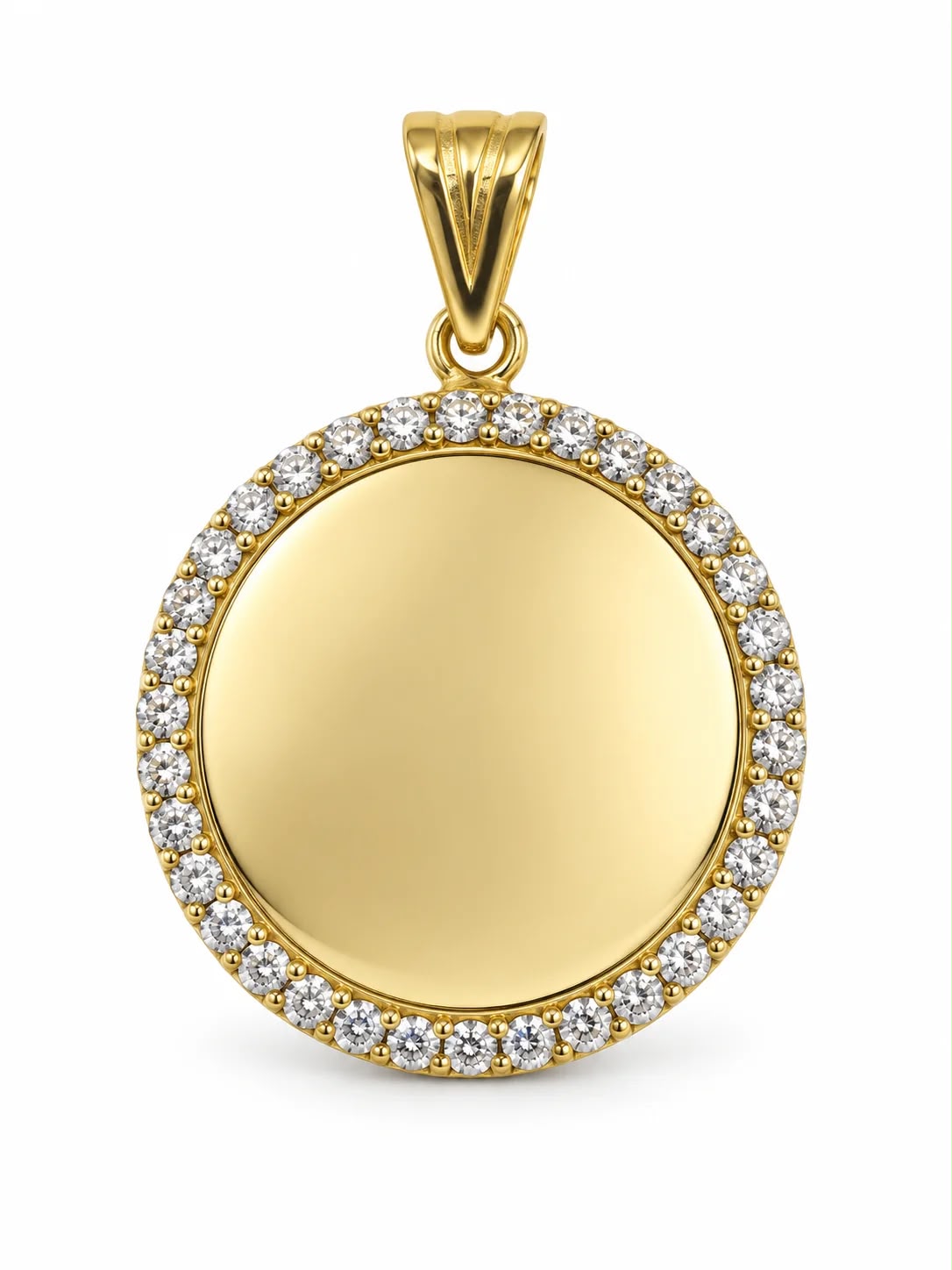 10K Photo Locket Medallion